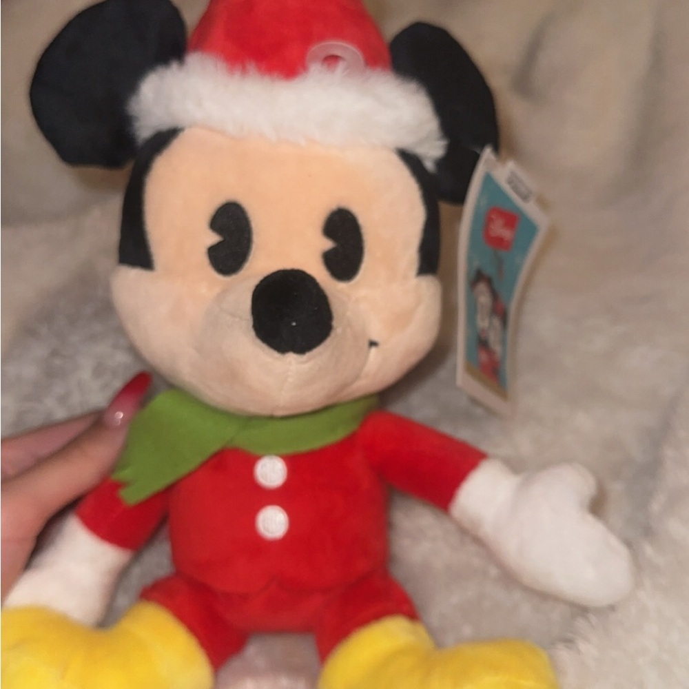 Disney Mickey Mouse Festive Plush - Red, Black, White, Yellow, Green